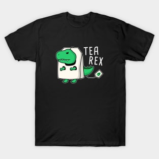 FUNNY PUN CUTE DINOSAUR TEA REX T-REX T-Shirt